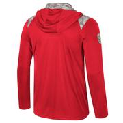 Nebraska Colosseum OHT 1/4 Zip Hooded Windshirt